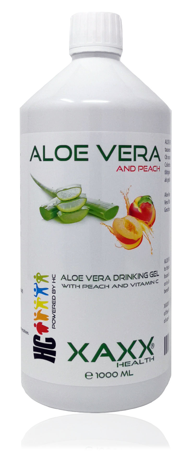 Aloe Vera Drinking Gel mit Pfirsich und Vitamin C