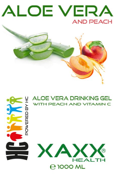 Aloe Vera Drinking Gel mit Pfirsich und Vitamin C